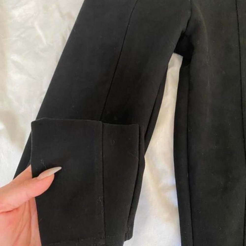 Thick suede leggings